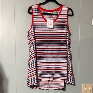 LuLaRoe Multicolor Striped Tank Top
